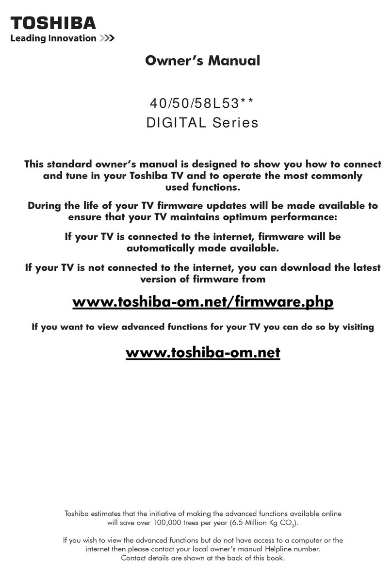 Toshiba 40L53** DIGITAL Series User manual