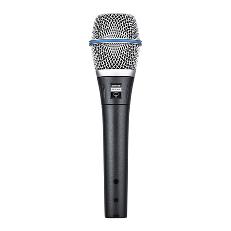Shure BETA 87A User manual