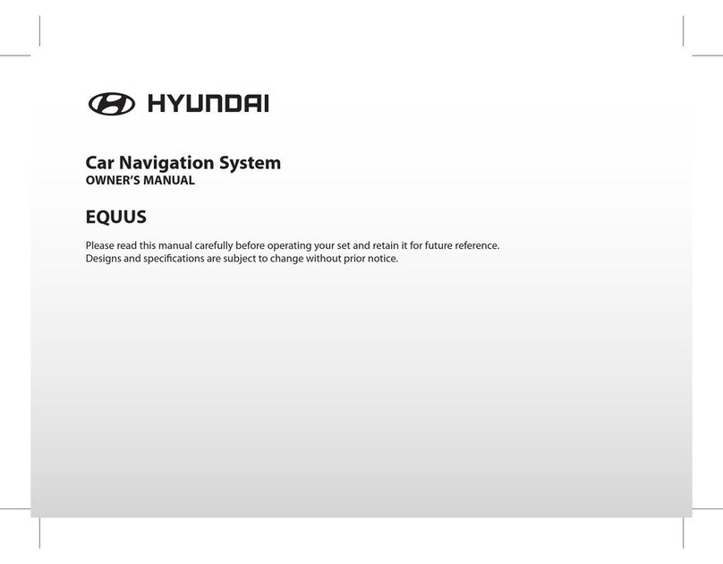 Hyundai Car Navigation System owner's manual
