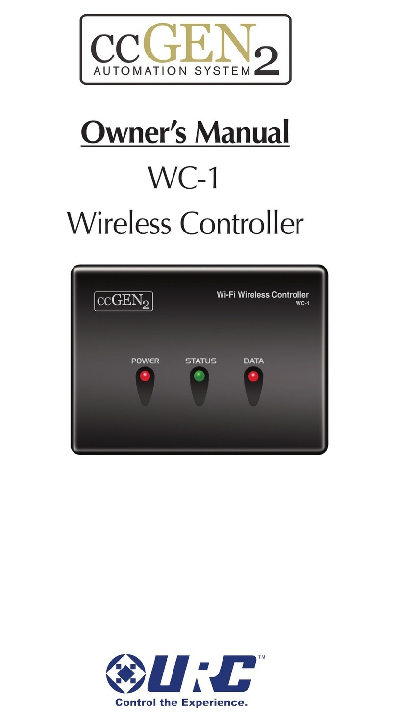 URC WC-1 owner's manual
