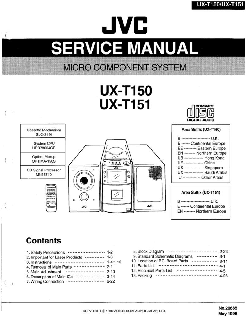 JVC UX-T150 User manual
