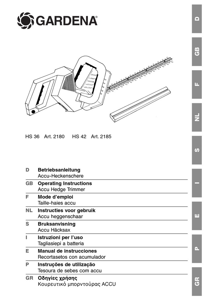 Gardena HS 42 User manual