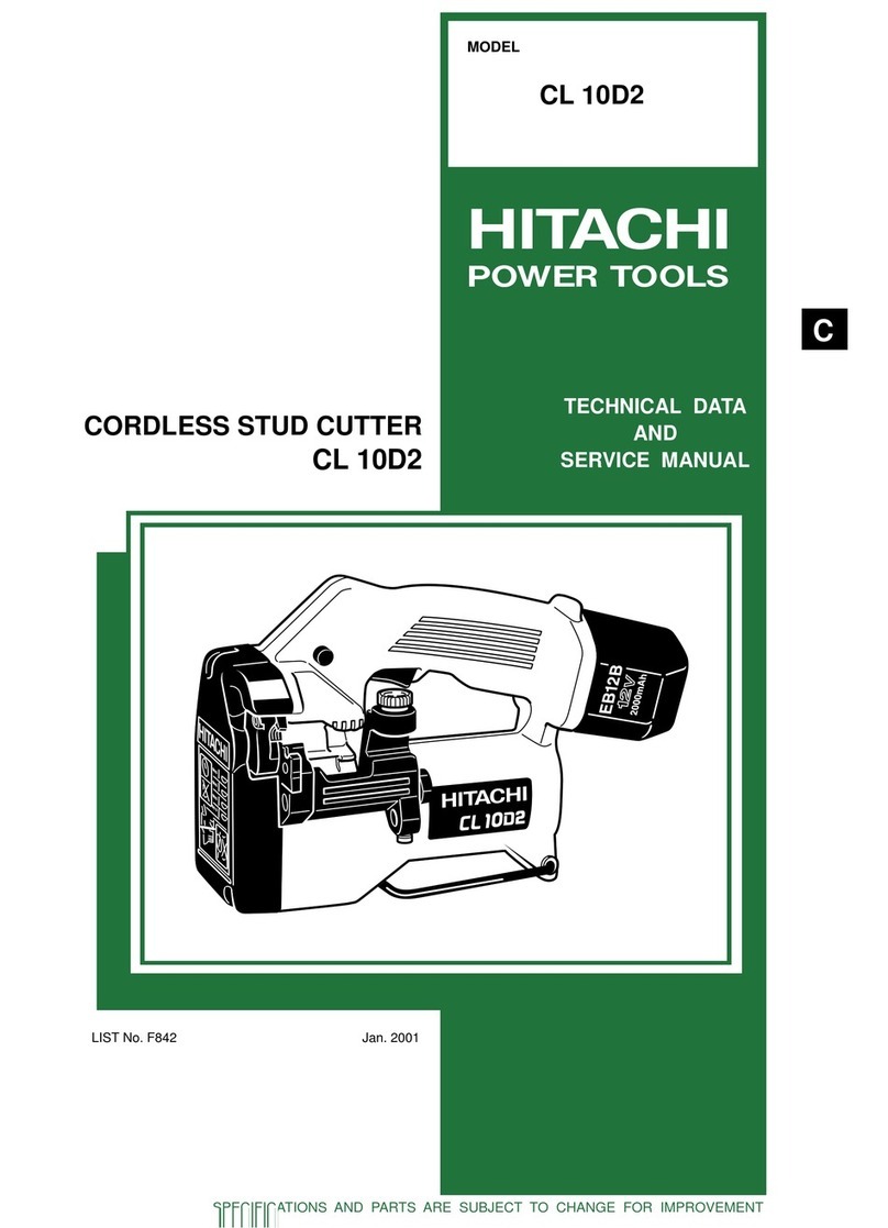 Hitachi CL 10D2 Technical data and service manual