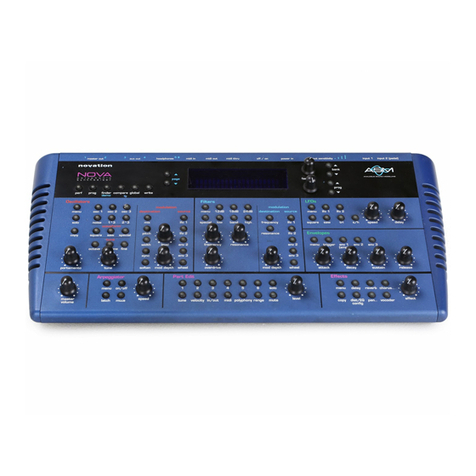 Novation Nova User manual