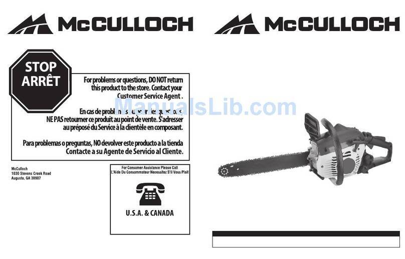 McCulloch MCC1435A User manual