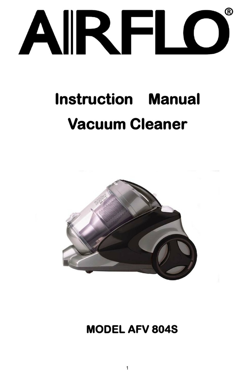 AIRFLO AFV 804S instruction manual