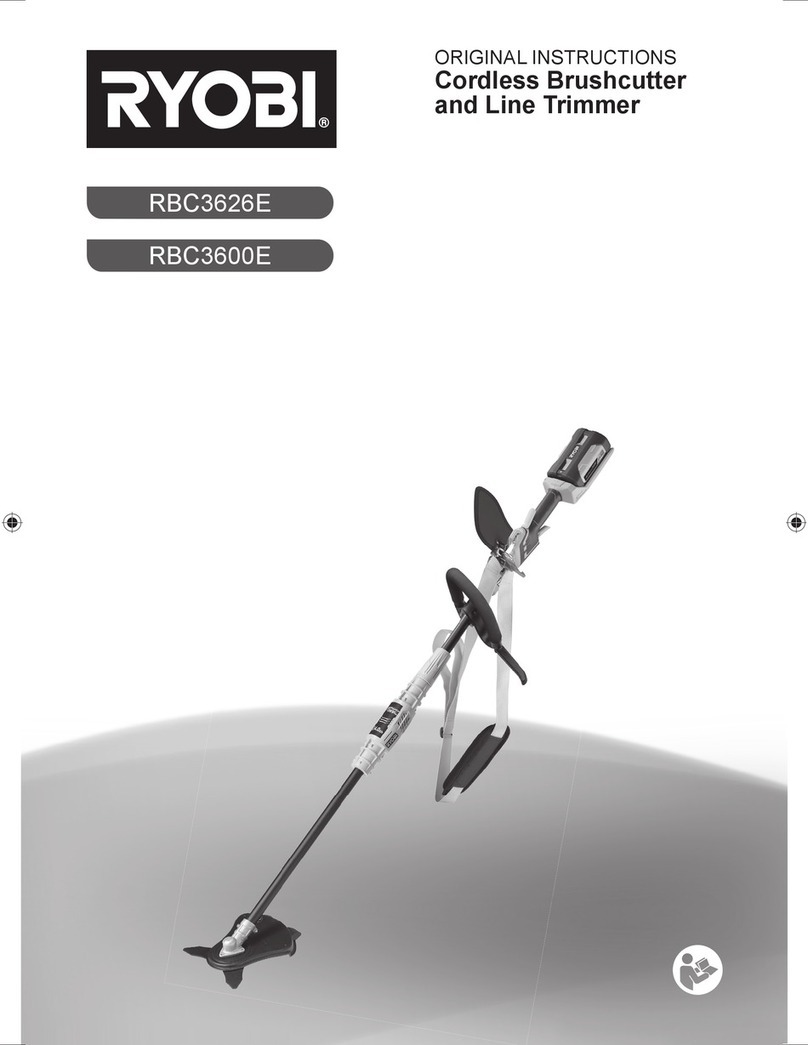 Ryobi RBC3626E User manual