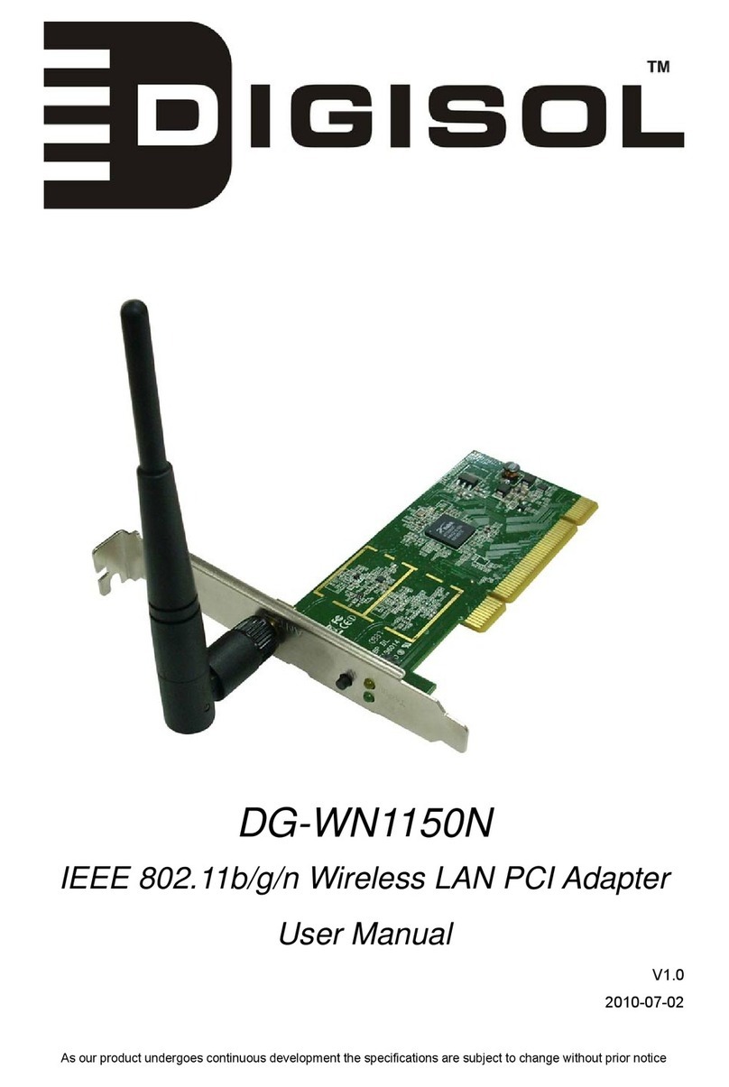 Digisol DG-WN1150N user manual