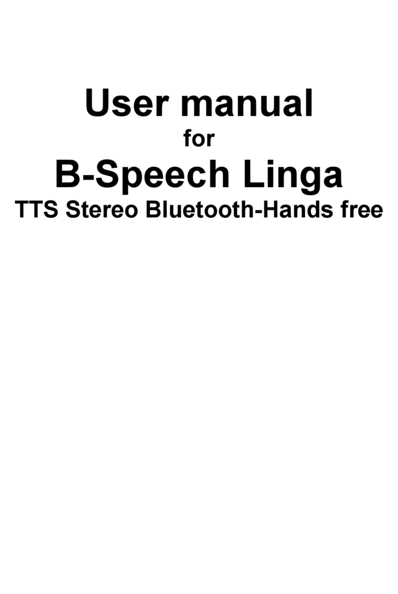 B-Speech Lingua User manual