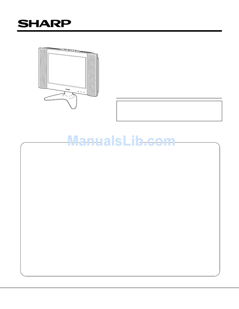 Sharp Aquos LC 15B2UA User manual