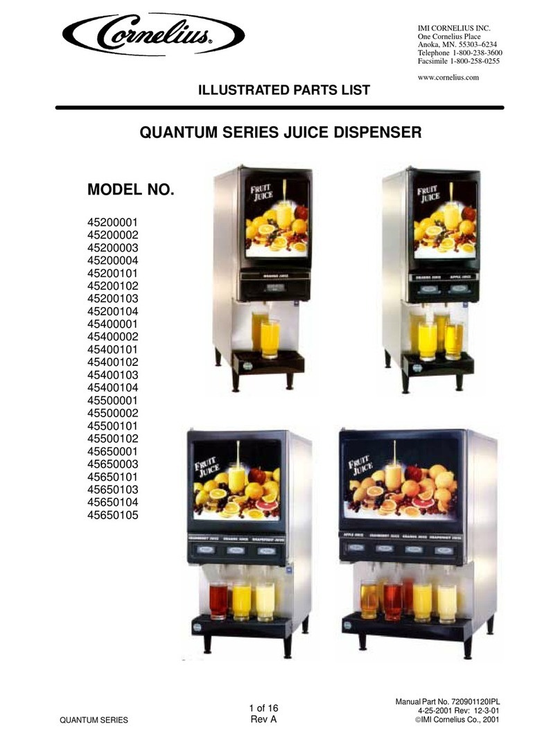 Cornelius Quantum 45200003 User manual