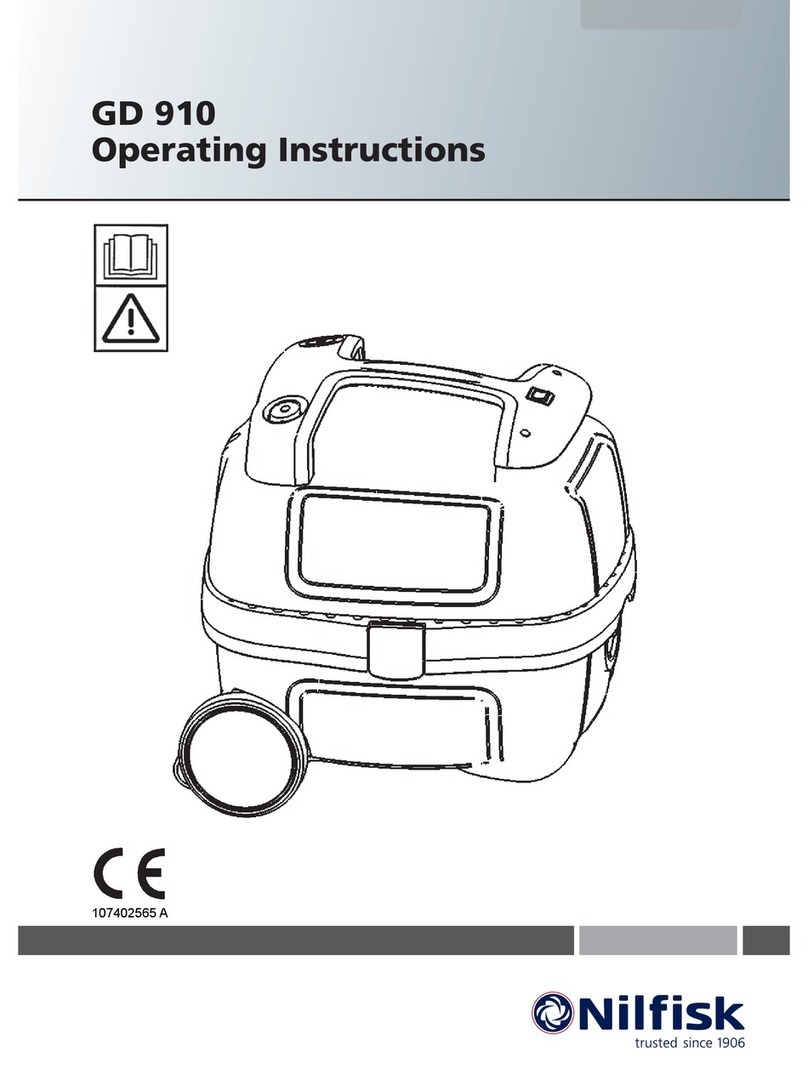 Nilfisk-Advance GD 910 operating instructions
