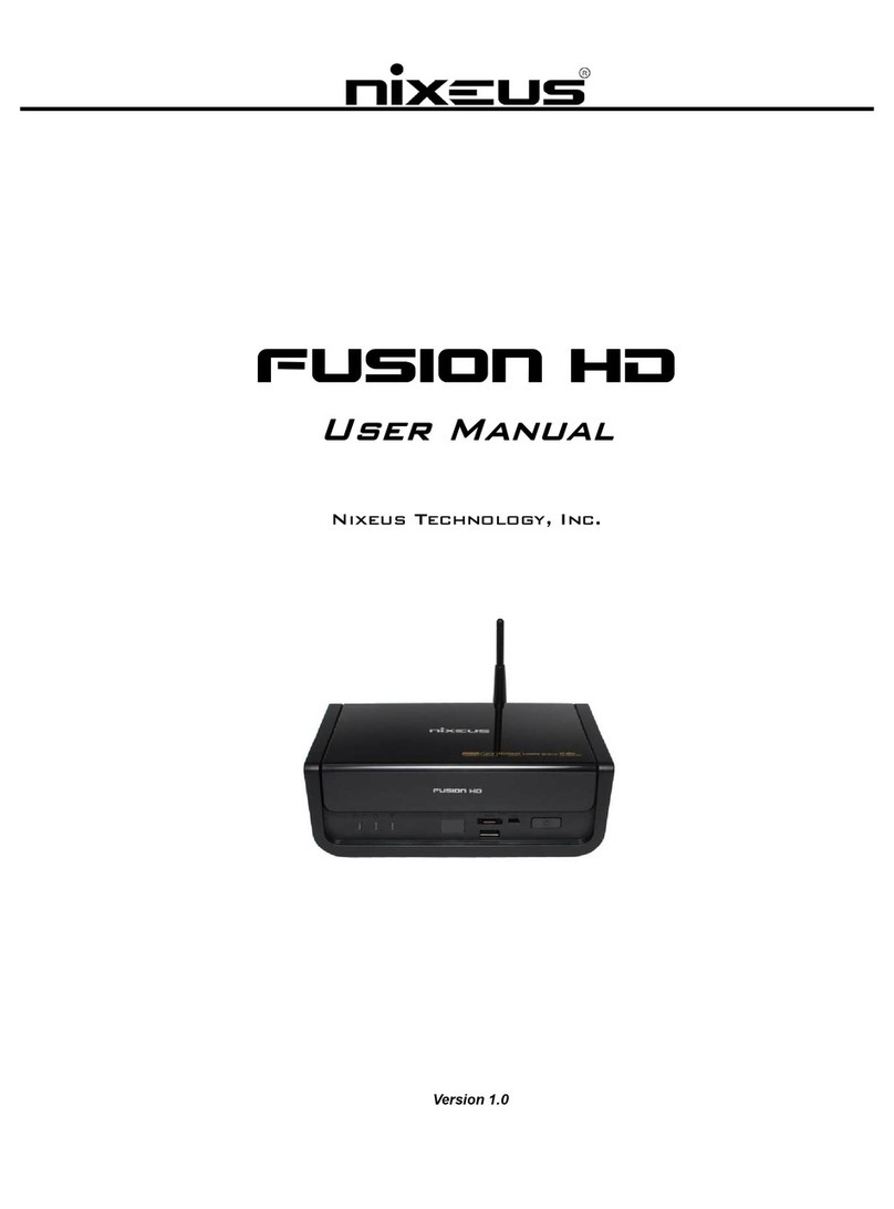 Nixeus Fusion HD user manual