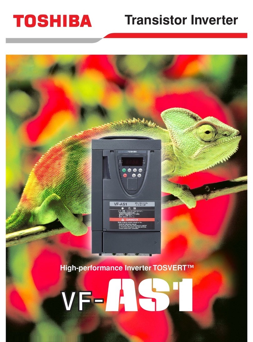 Toshiba TOSVERT VF-AS1 Series User manual