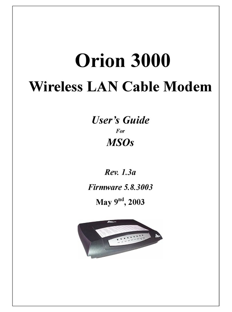 Orion 3000 user guide