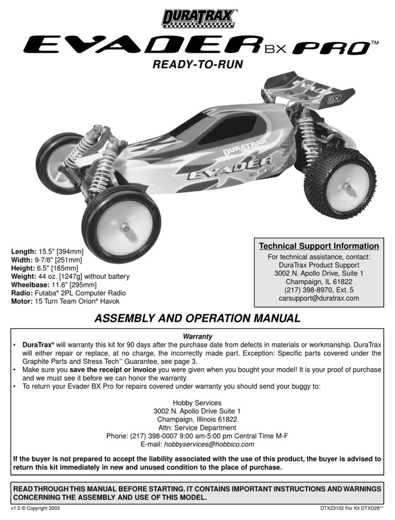 Duratrax Evader BX Pro User manual