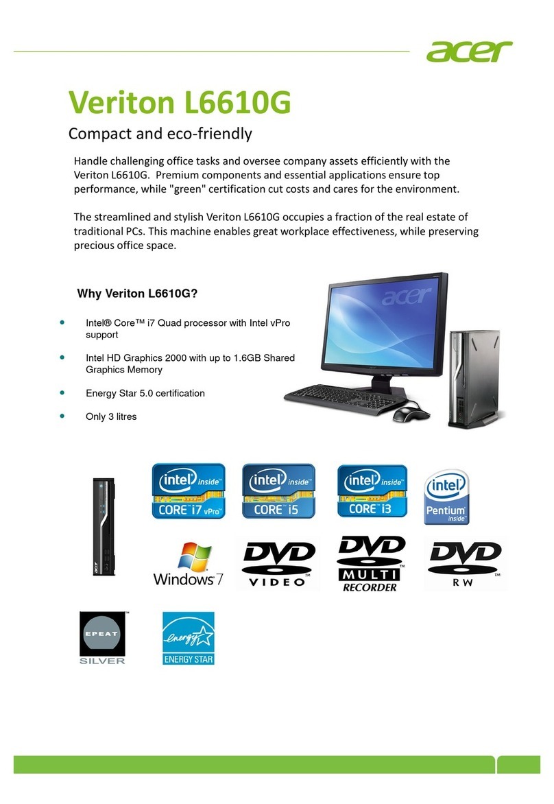 Acer Veriton L6610G User manual