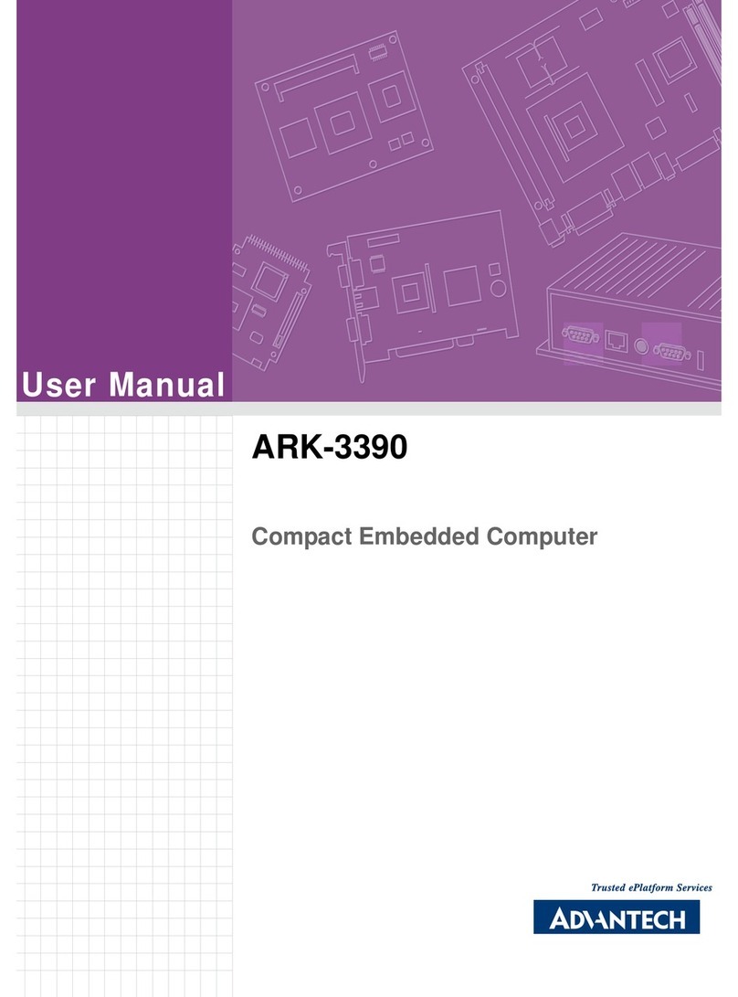 Advantech ARK-3390 user manual