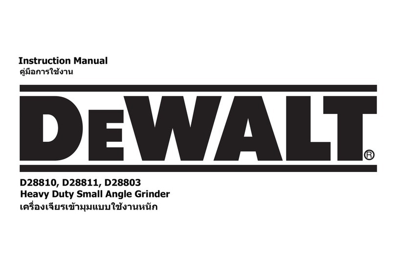 DeWalt D28810 instruction manual