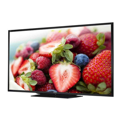 Sharp Aquos LC-90LE760X User manual