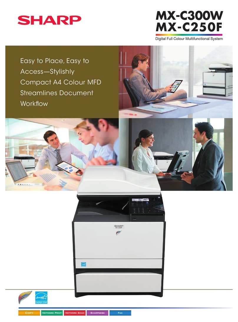 Sharp MX-C300W User manual Sharp MX-C300W User manual