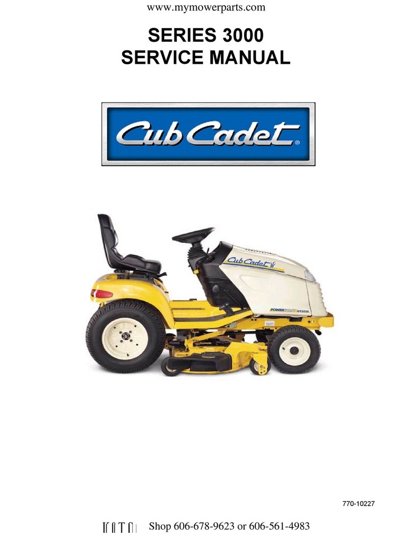 Cub Cadet Series 3000 User manual