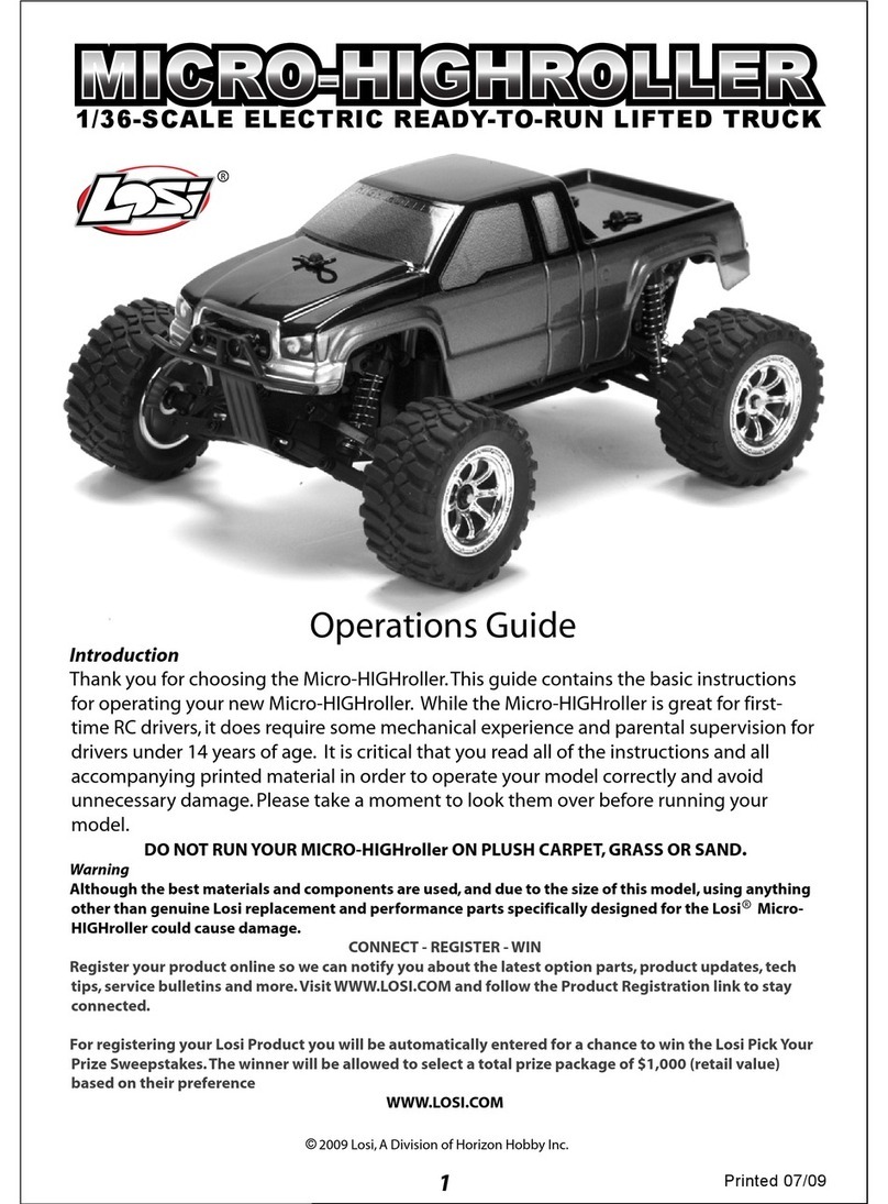 Team Losi Micro-HIGHroller Operation guide