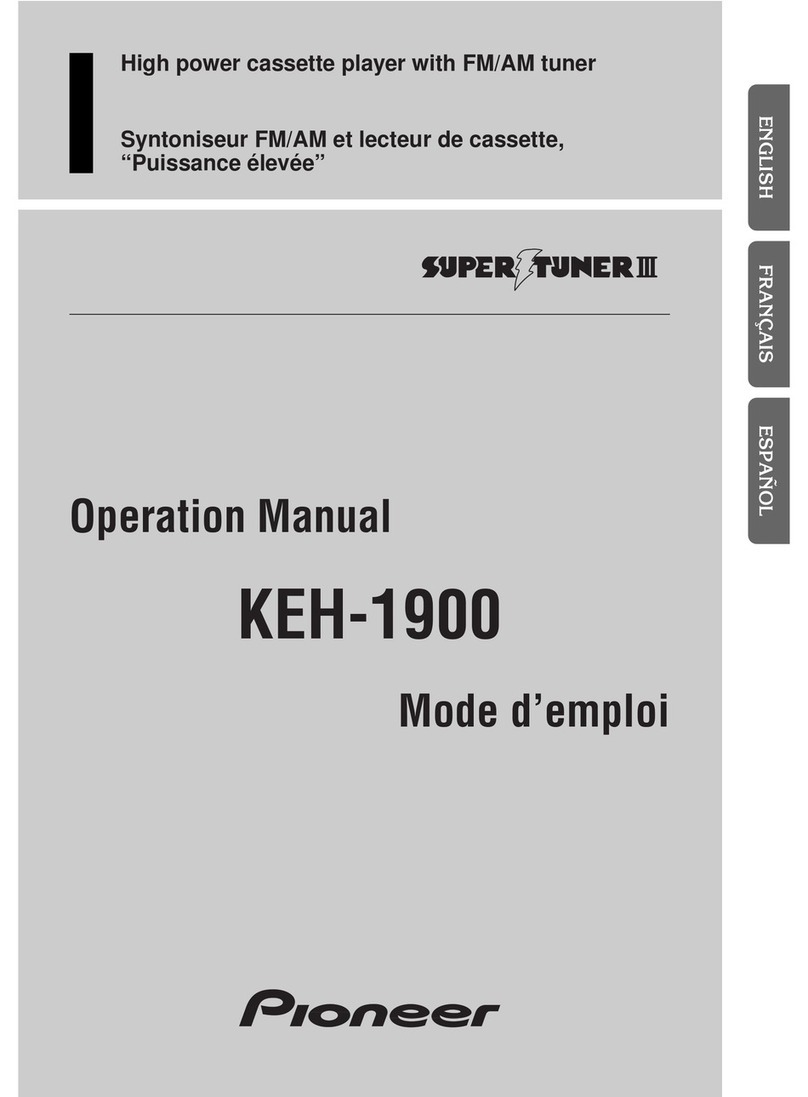 Pioneer KEH-1900 User manual
