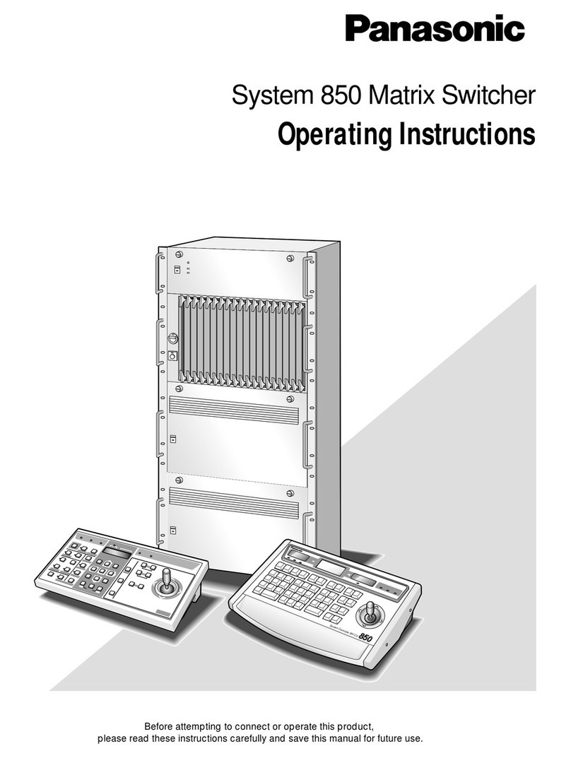 Panasonic System 850 User manual