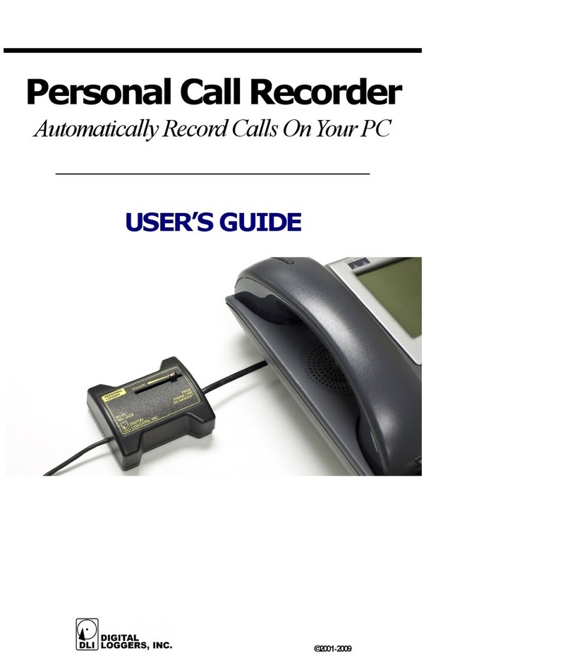 Digital Loggers Personal Call Recorder user guide