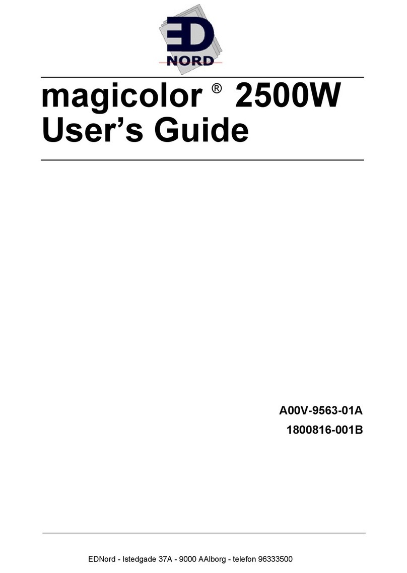 EDNord magicolor 2500W User manual EDNord magicolor 2500W User manual