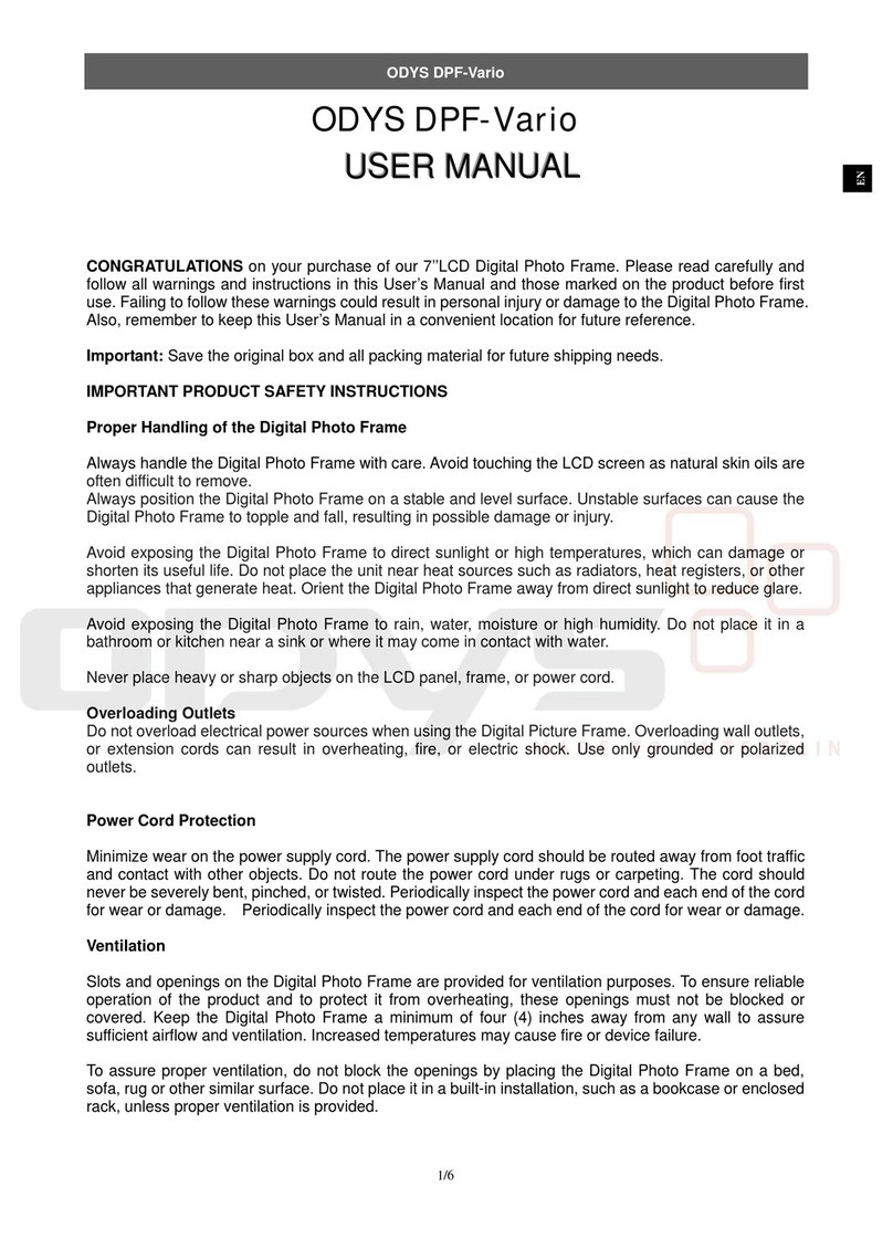 Odys DPF-Vario user manual