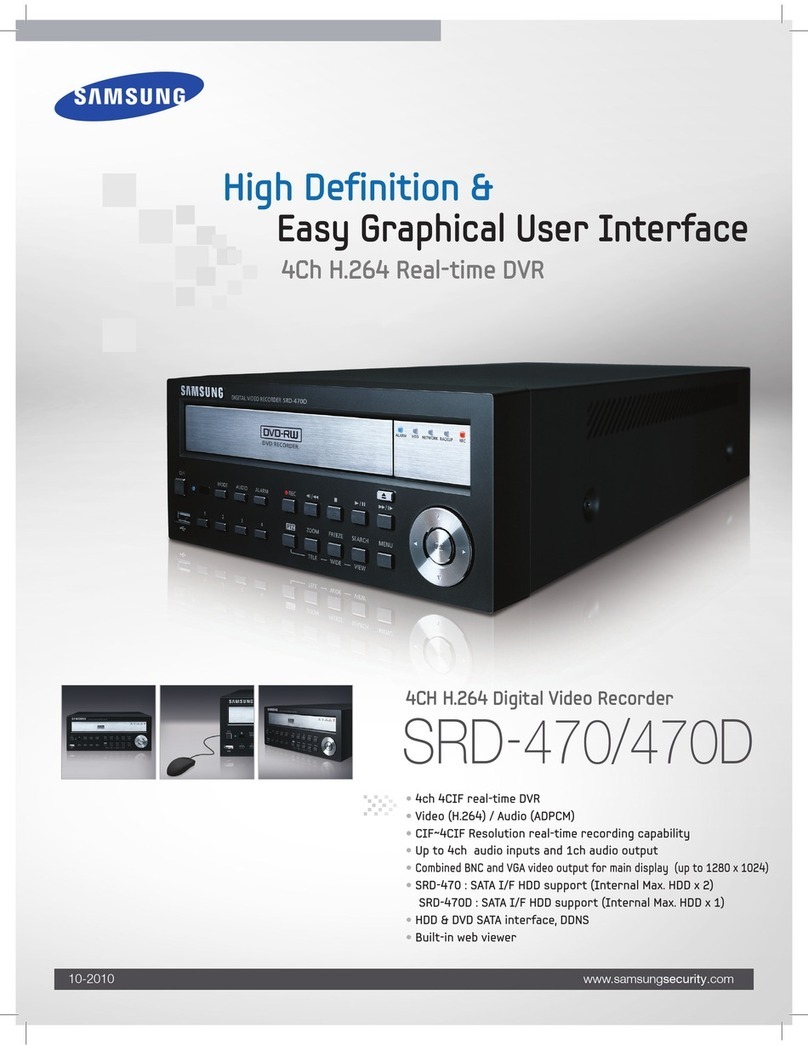 Samsung SRD-470 Specifications