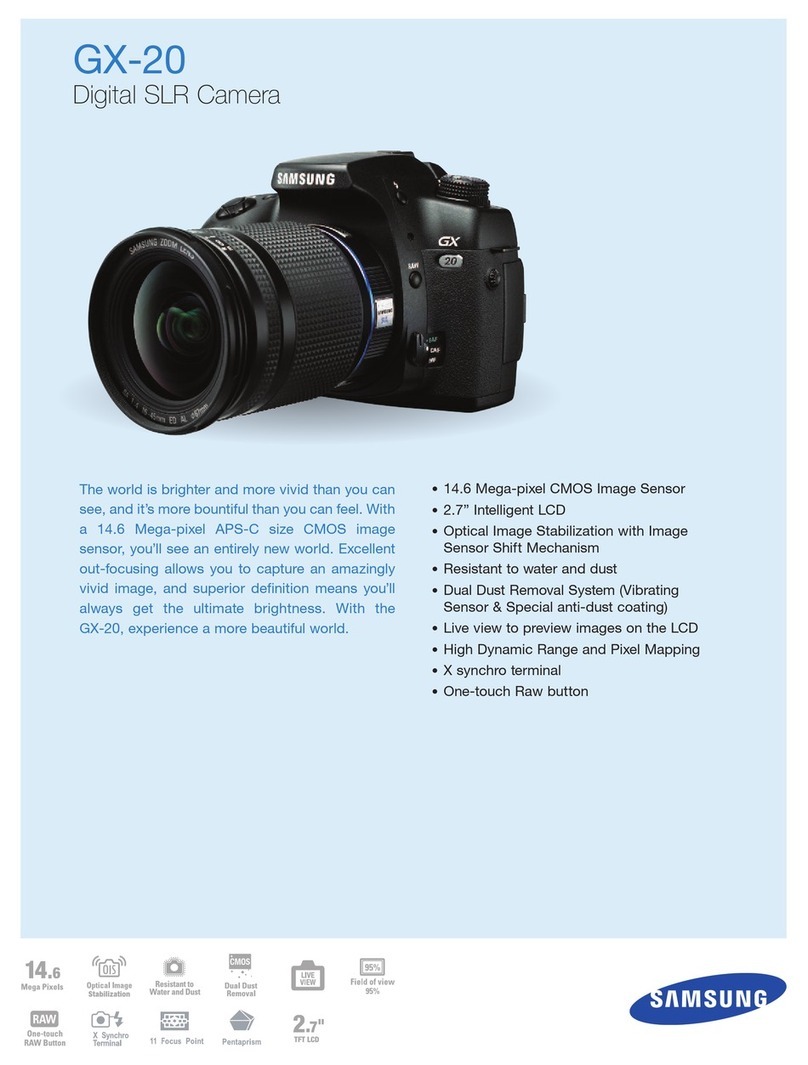 Samsung GX-20 - Digital Camera SLR User manual Samsung GX-20 - Digital Camera SLR User manual