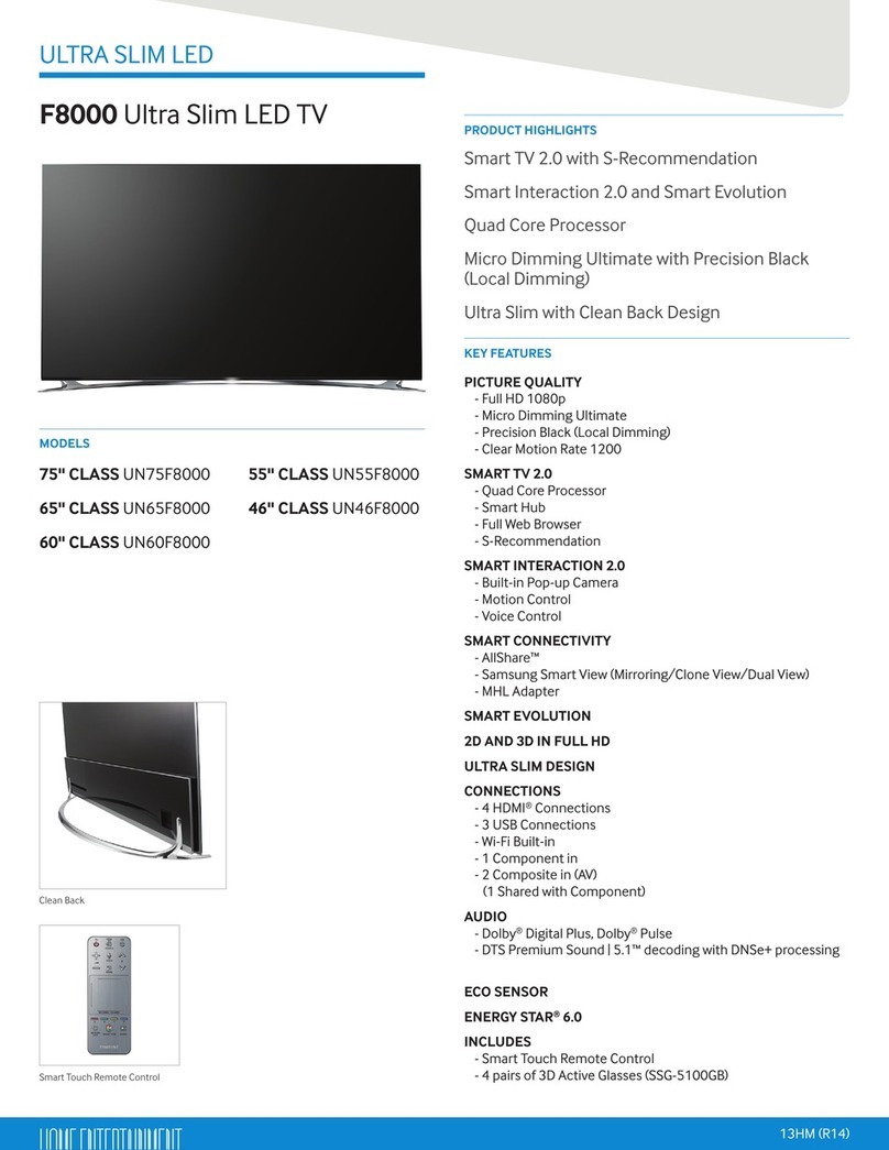 Samsung UN75F8000 User manual