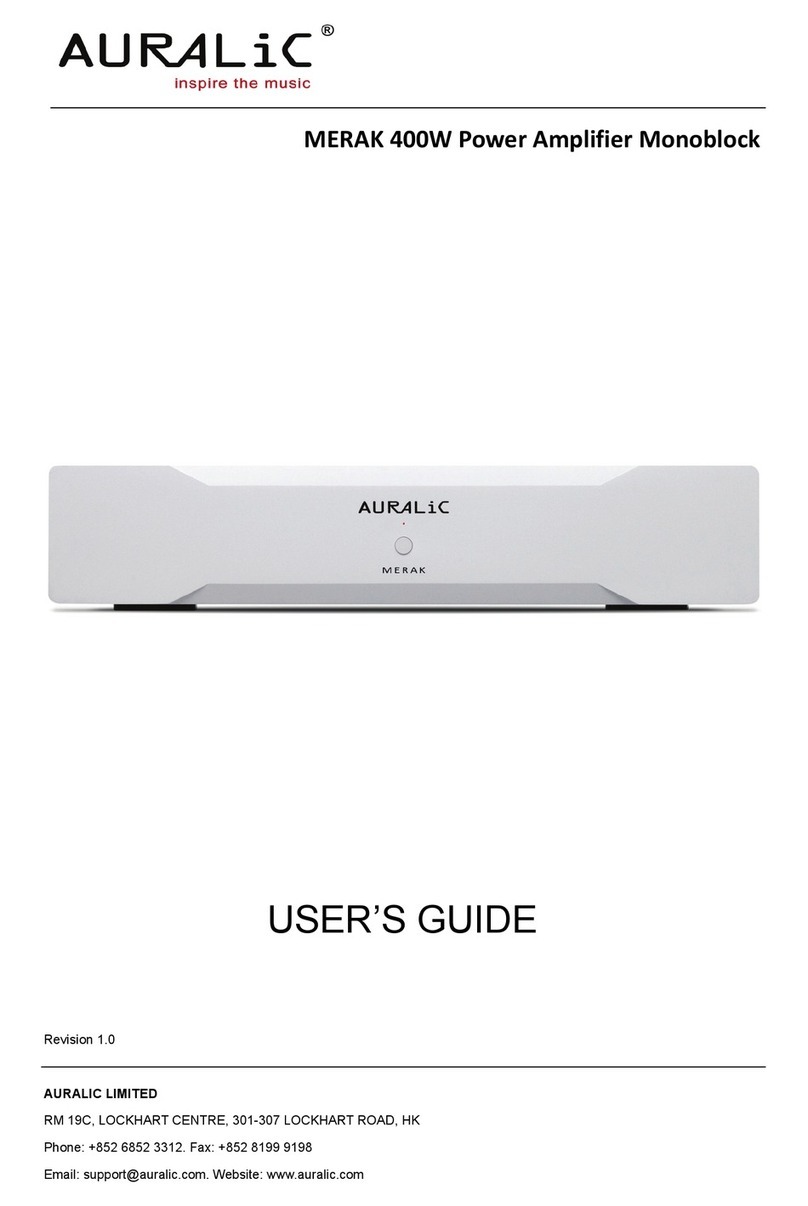 Auralic Merak User manual