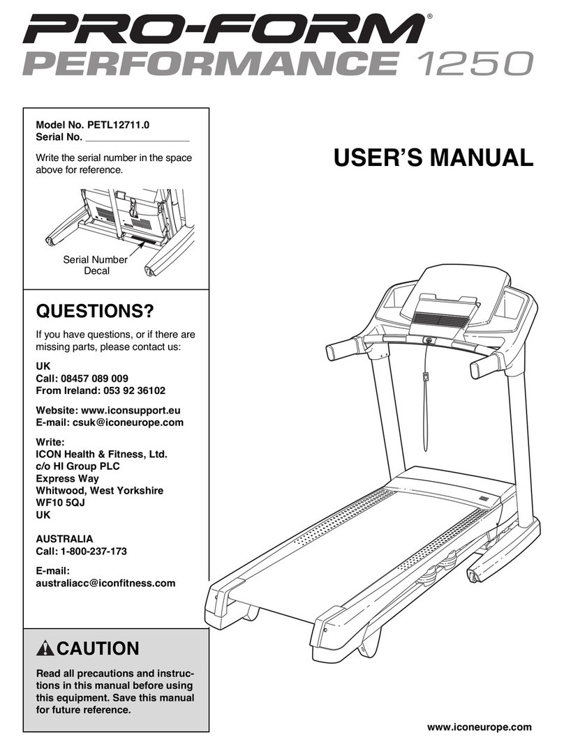 Pro-Form PETL12711.0 User manual