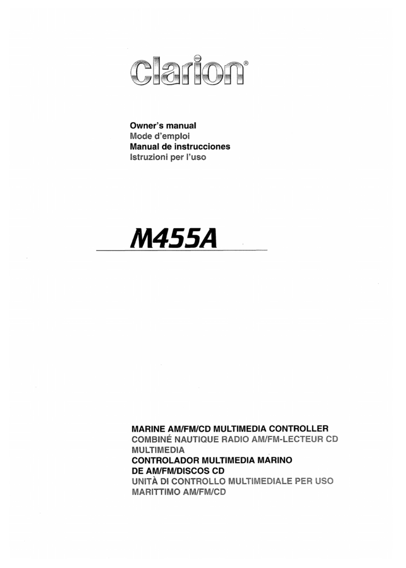 Clarion M4SSA User manual