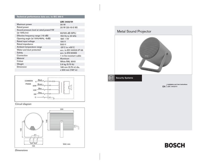 Bosch LBC 3432/01 Guide