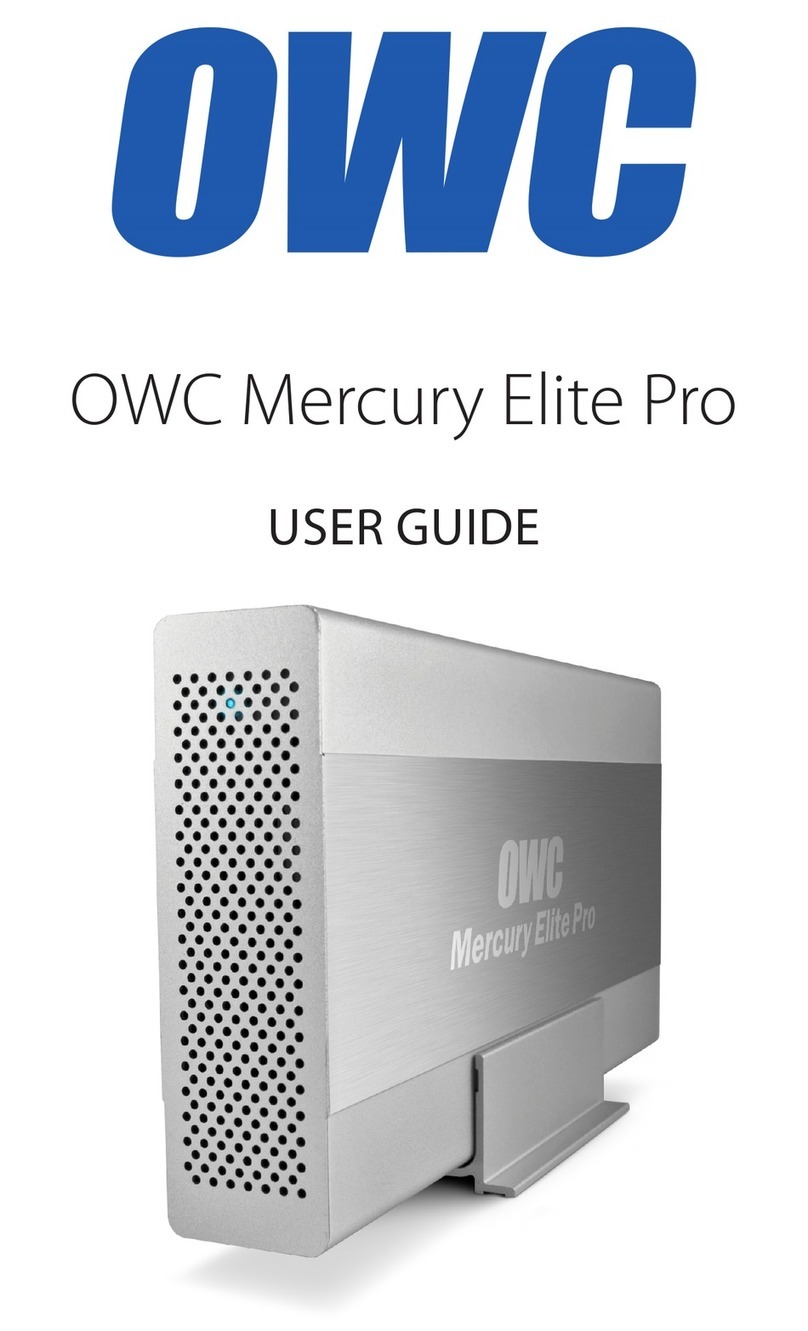 OWC Mercury Elite Pro Dual User manual