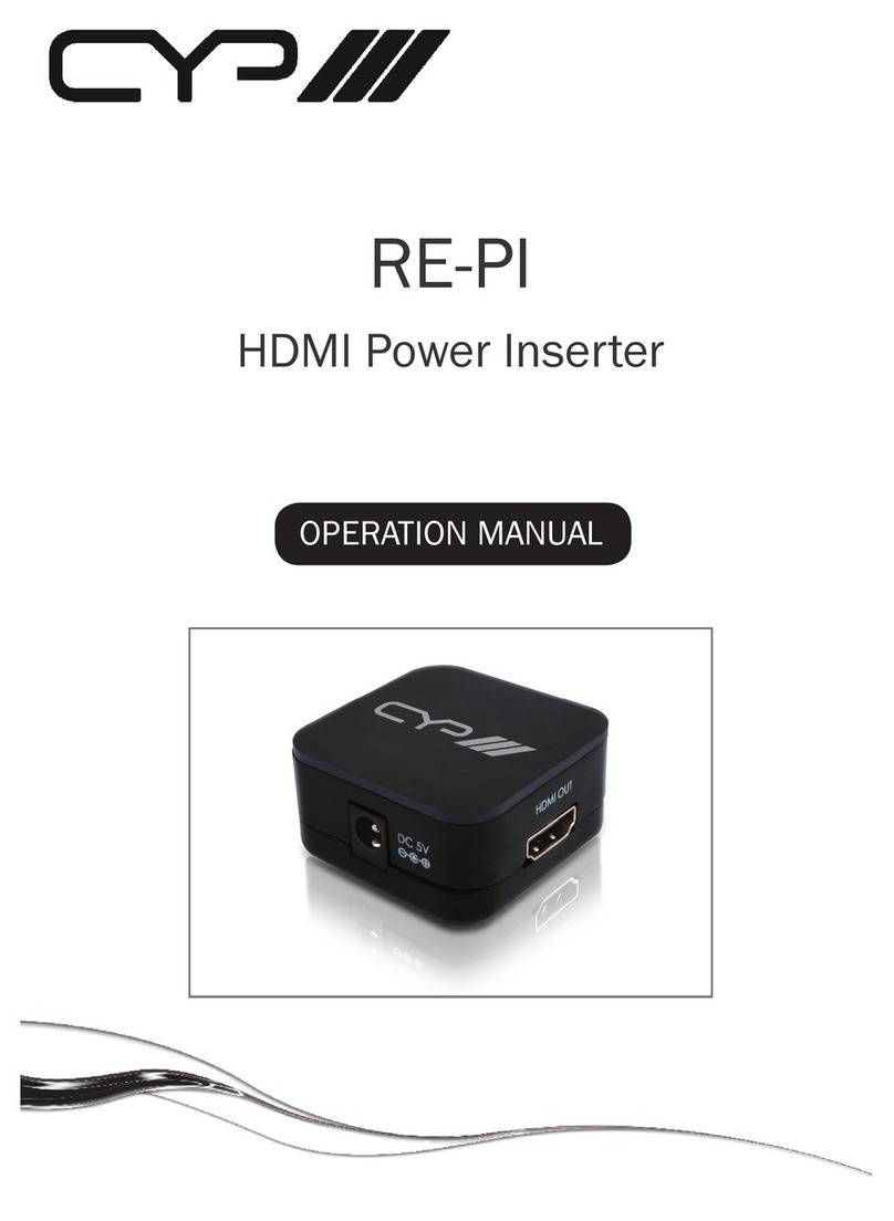 CYP RE-PI Operation manual