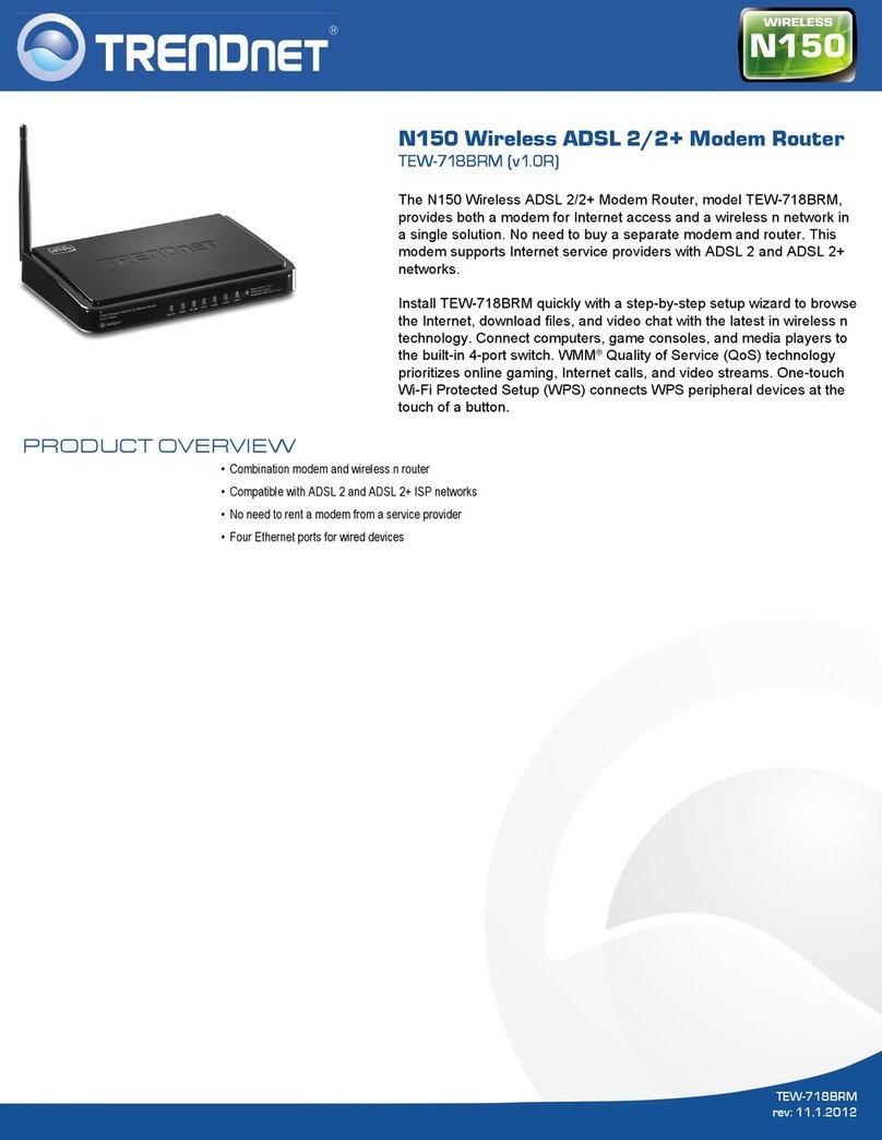 TRENDnet TEW-718BRM User manual