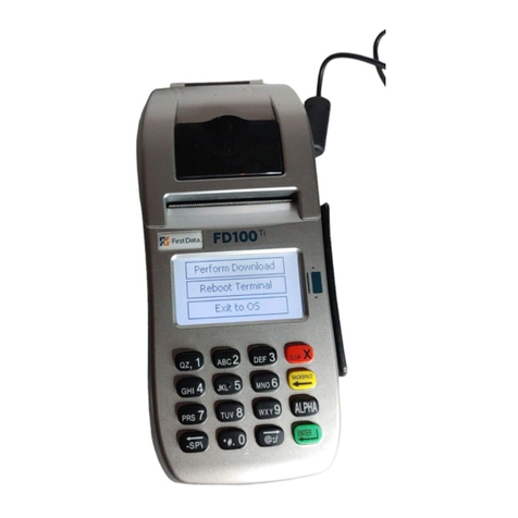 First Data FD100 User manual
