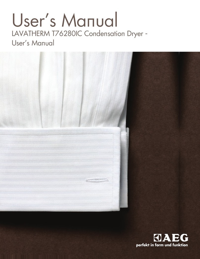 AEG LAVATHERM T76280IC User manual