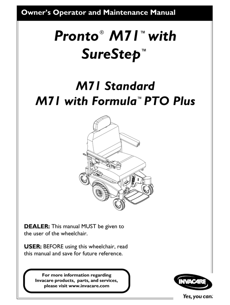 Invacare Pronto M71 Base Manual