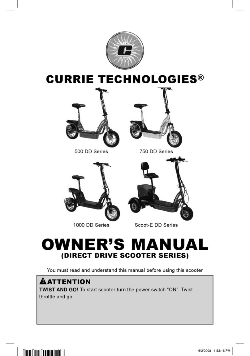Currie tech 500 DD Series User manual