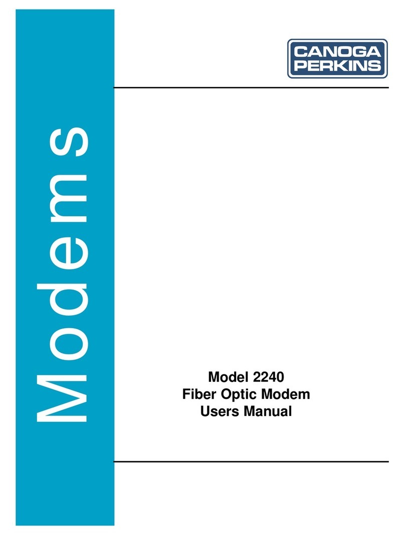 Canoga Perkins 2240 user manual