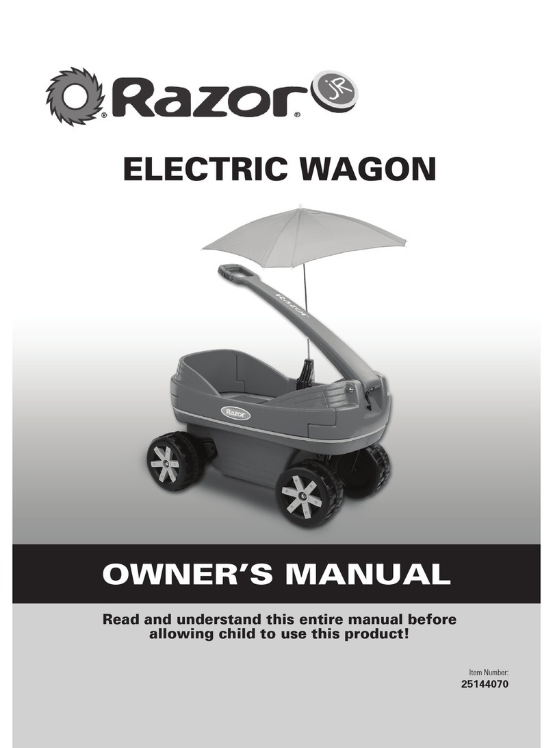 Razor Electric Wagon owner's manual