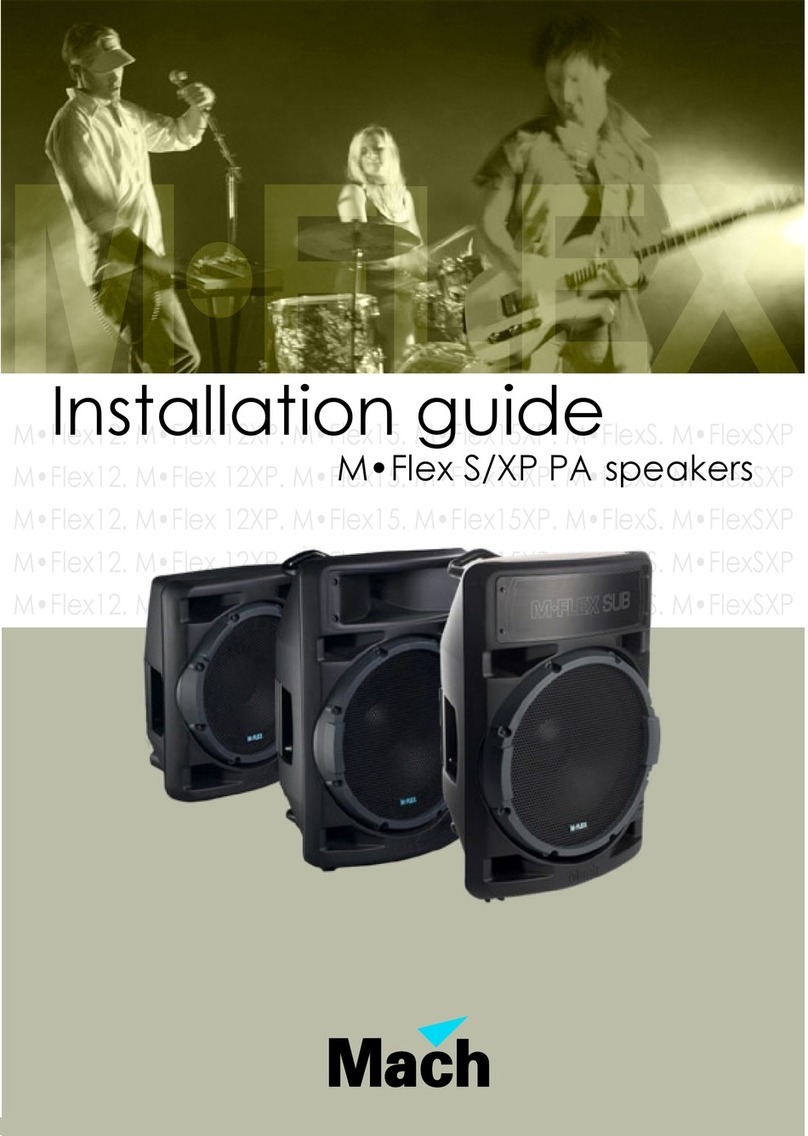 Mach M Flex S User manual