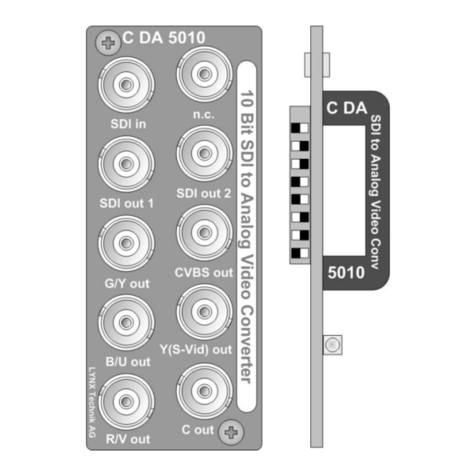Lynx C DA 5010 User manual